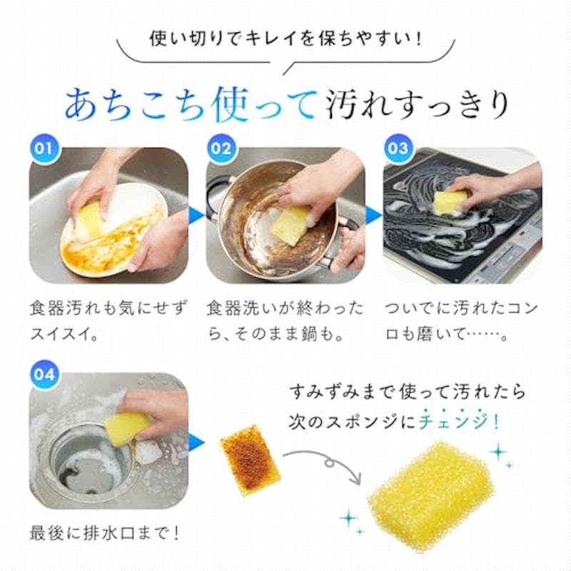 キッチンスポンジ 3
