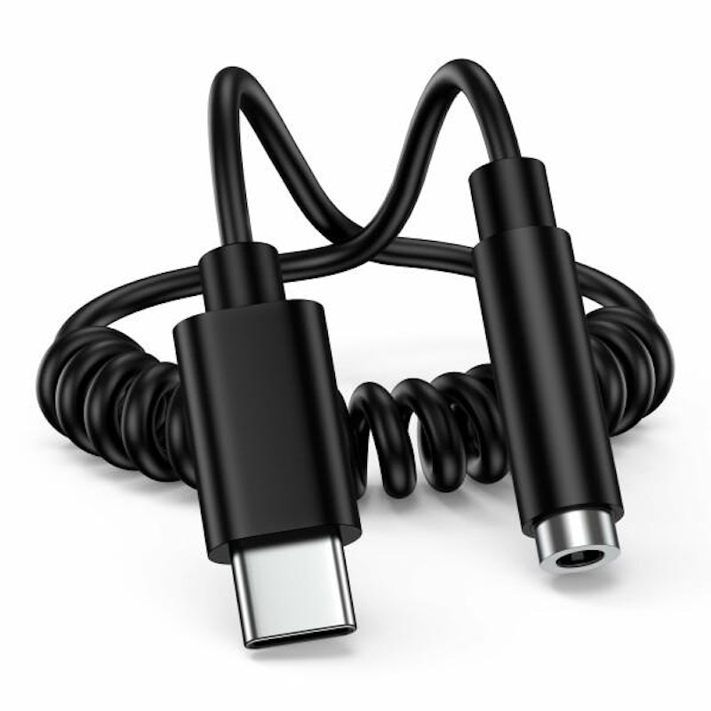 USB Type-C 3.5mm コイル型変換アダプター 1