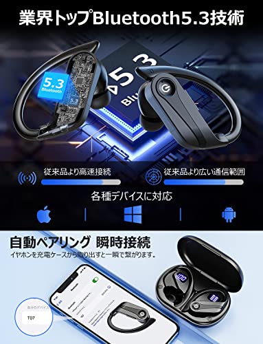 耳掛け式イヤホン 4