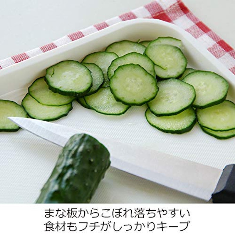 こぼれにくいフチ付きミニまな板 5