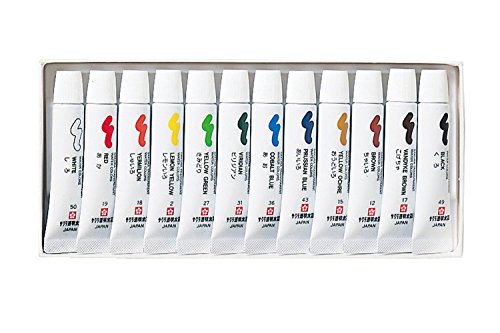 透明水彩絵の具 12色セット 2