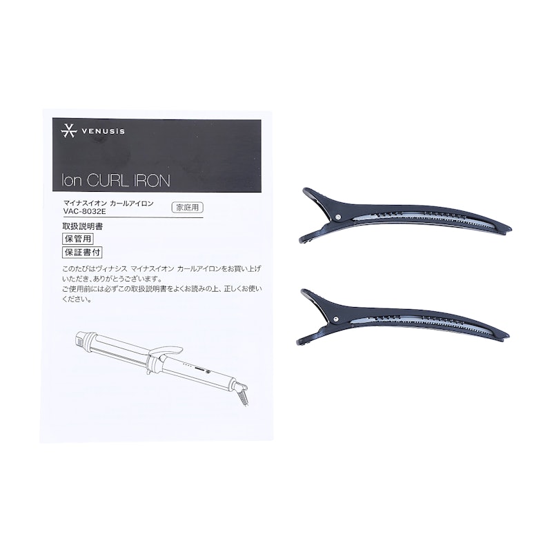 VENUSiS マイナスイオン カールアイロン(32mm) 4