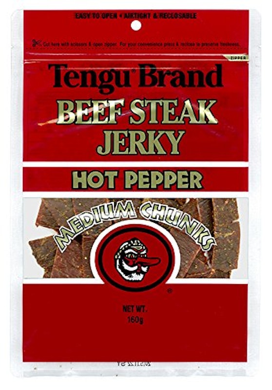 テング ビーフステーキジャーキー ミディアムチャンク ホット 1