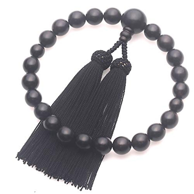 数珠 縞黒檀 2
