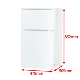 美的集団 Comfee'|2ドア小型冷蔵庫 RCT90WH/Eを検証レビュー!小型 美的集団 Comfee'|2ドア小型冷蔵庫 RCT90WH/Eを検証レビュー!小型