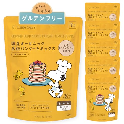 国産オーガニック米粉パンケーキミックス 1