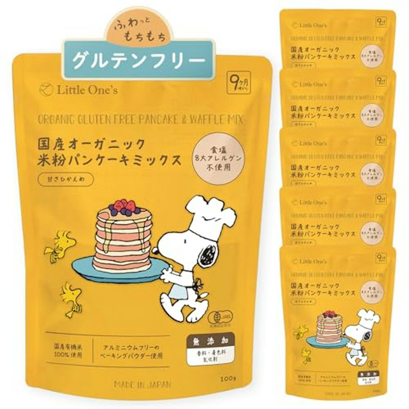 国産オーガニック米粉パンケーキミックス 1