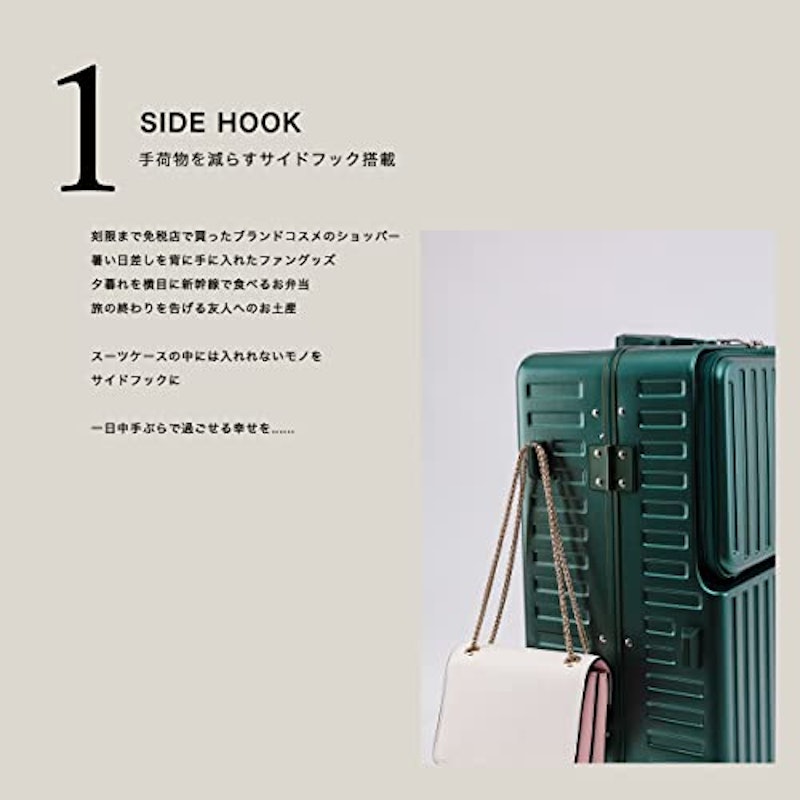 多機能 スーツケース 3