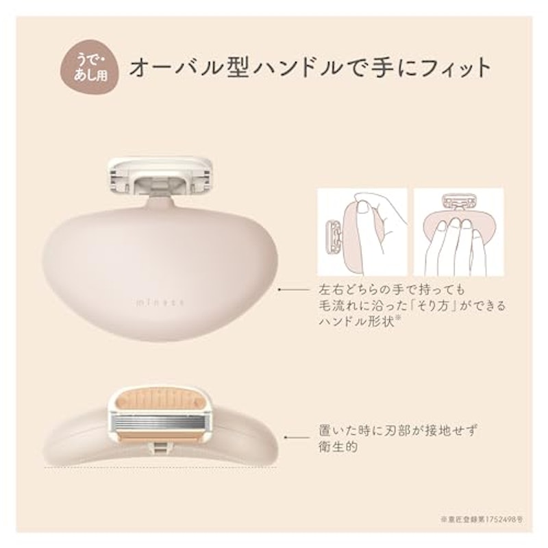 miness うで・あし用カミソリ 2