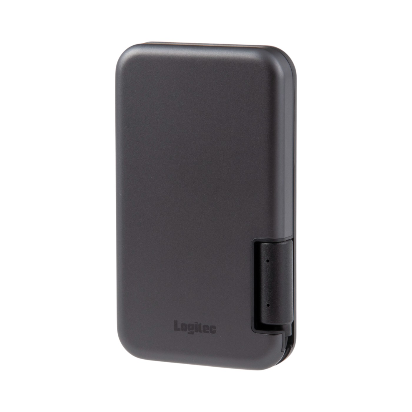 Logitec外付けSSD1TB LMD-PBU100UCMG iPhone対応 MagSafe対応のiPhone向けポータブルSSD、ロジテック「LMD-PBU100UCMG