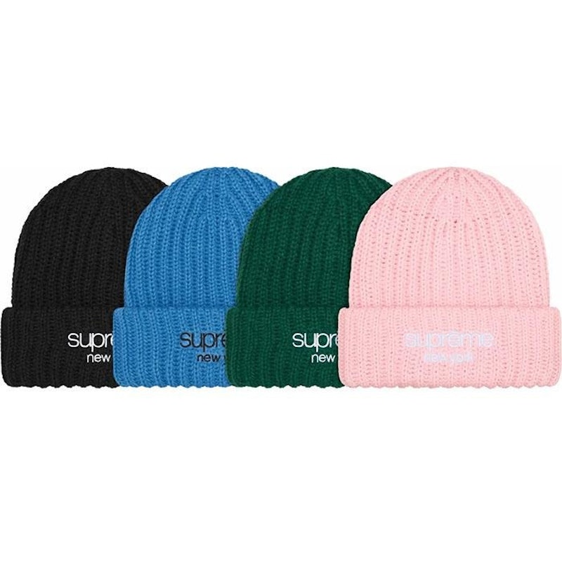 Classic Logo Chunky Ribbed Beanie 3
