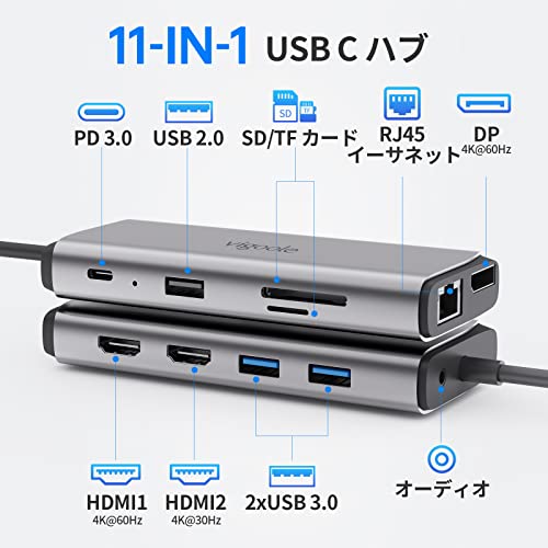 トリプルディスプレイドッキングステーション 2