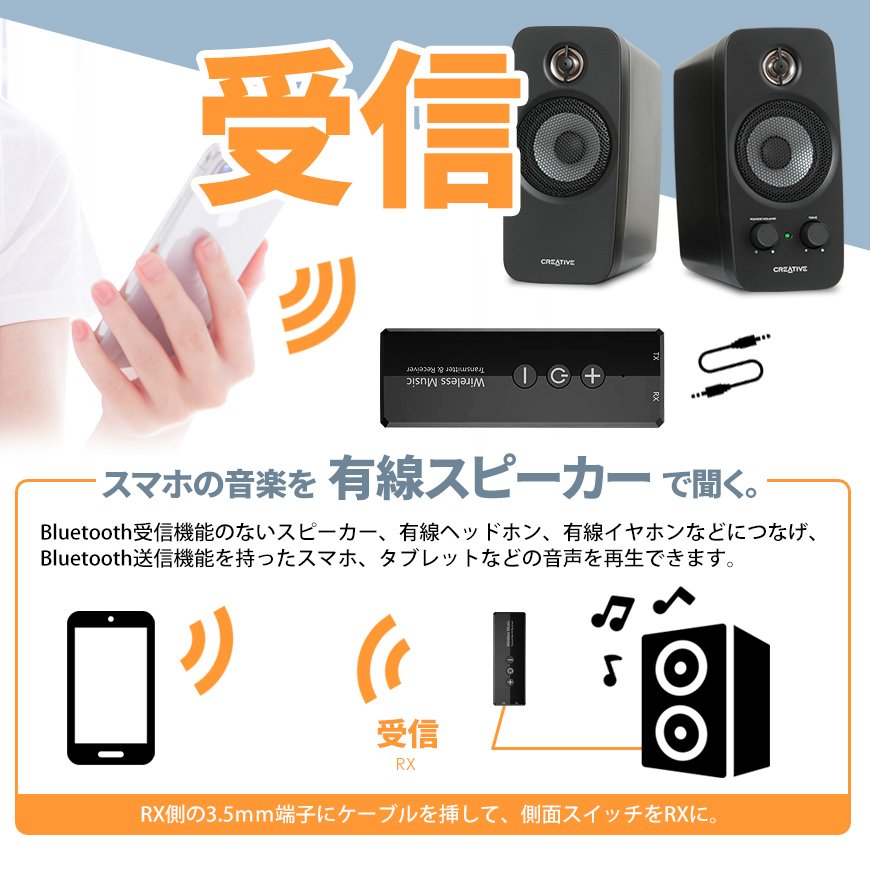 ワイヤレス オーディオ トランシーバー 4