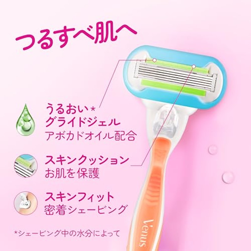 つるすべ肌へ (本体 替刃 2個) 3