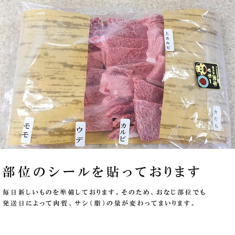 鹿児島黒牛 お任せ焼肉セット 3