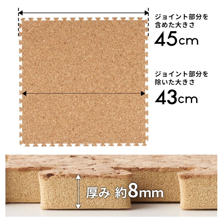 クオリアム 天然コルクマット 2