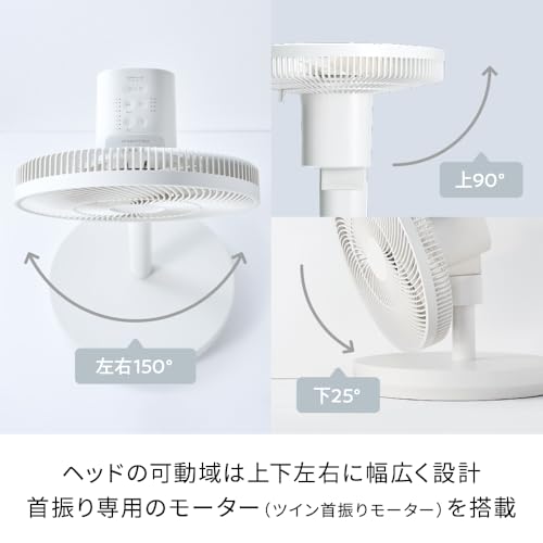 コードレス サーキュレーション扇風機 5