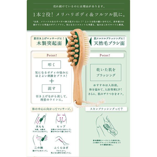 ボディマッサージブラシ 2