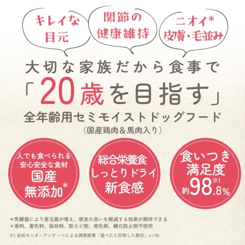 セミモイストドッグフード  3