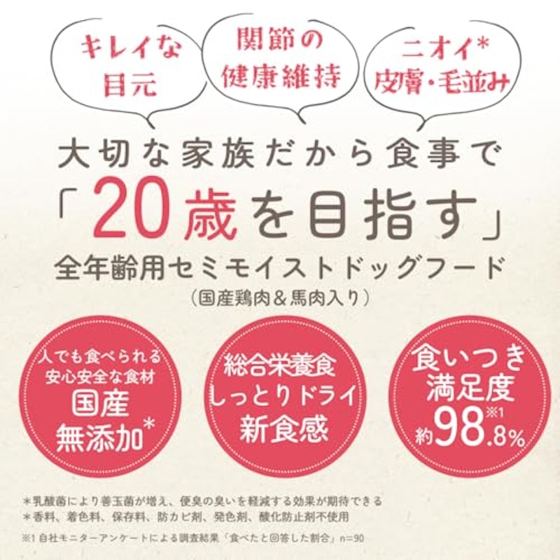 セミモイストドッグフード 3