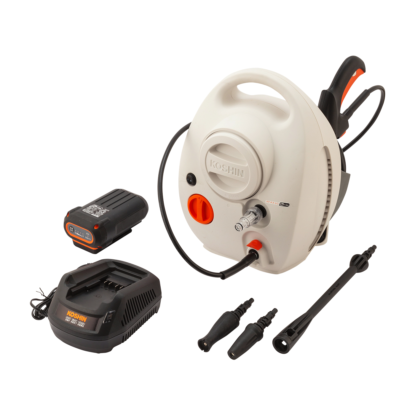 工進 充電式高圧洗浄機 SJC-3625を検証レビュー！高圧洗浄機の選び方も