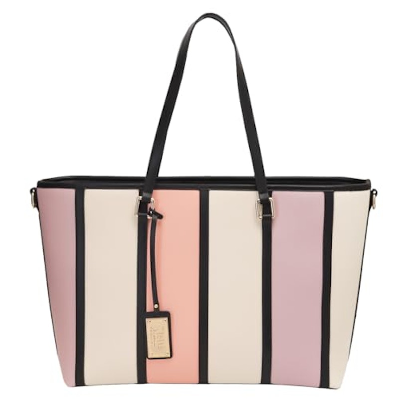 ストライプA4トートバッグ