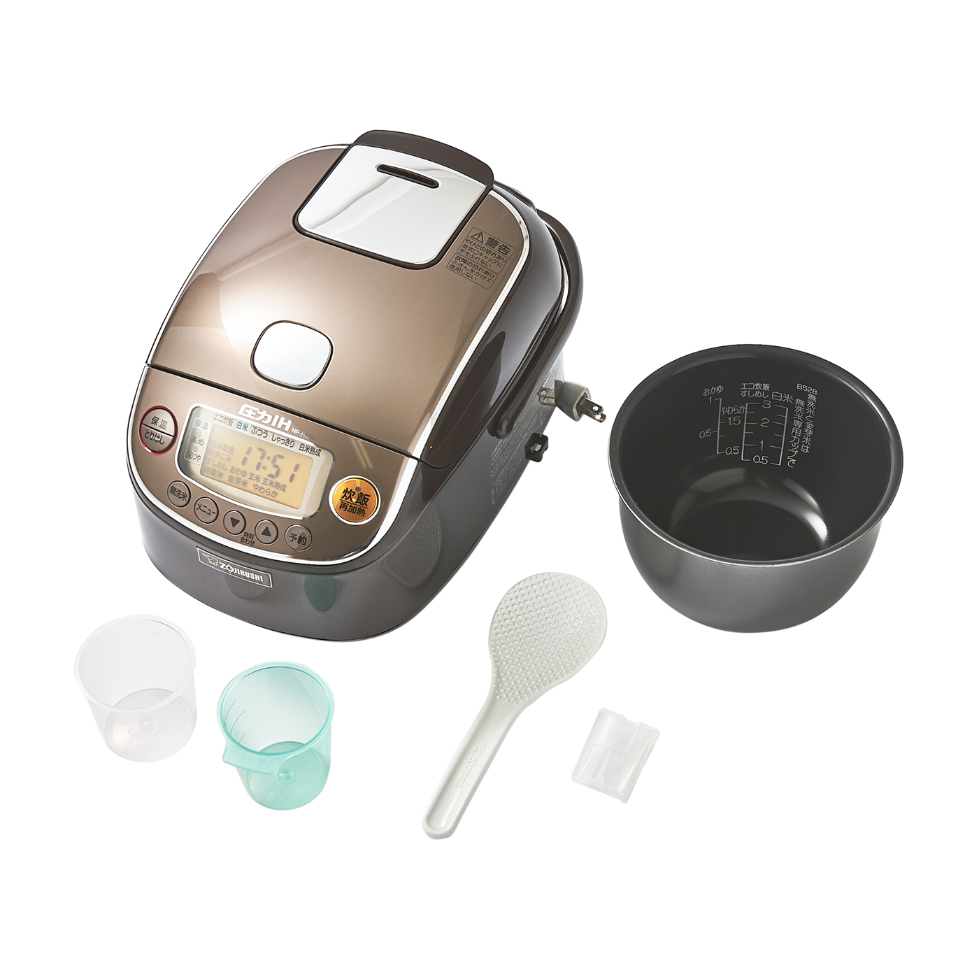 象印 圧力IH炊飯器 極め炊き/ NP-RL05 圧力IH炊飯ジャー NP-RL型｜商品情報｜象印