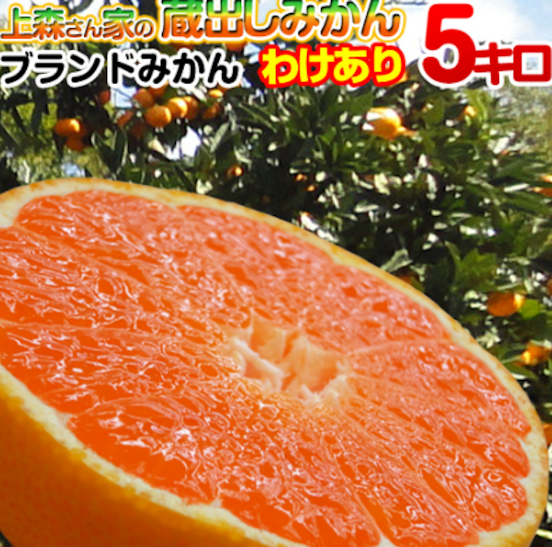 上森さん家の蔵出しみかん 秀品 1