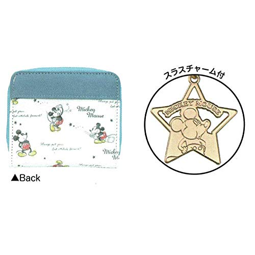 ミッキー 二つ折り財布 デニムチラシ  2