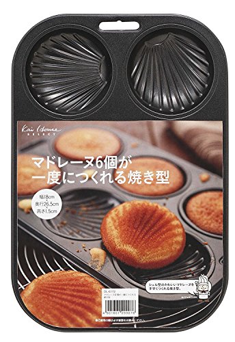 マドレーヌ6個が一度につくれる焼き型 3