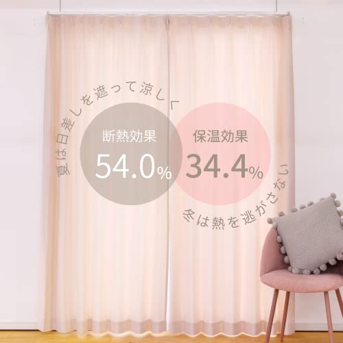 つぶつぶパステル厚地カーテン 2