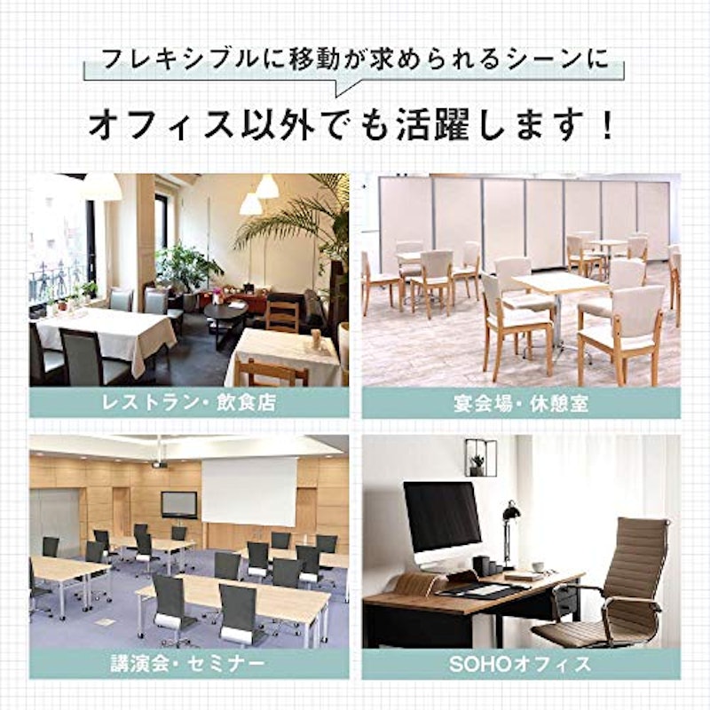 GOOLOO3連パーテーション ホワイトボード 4
