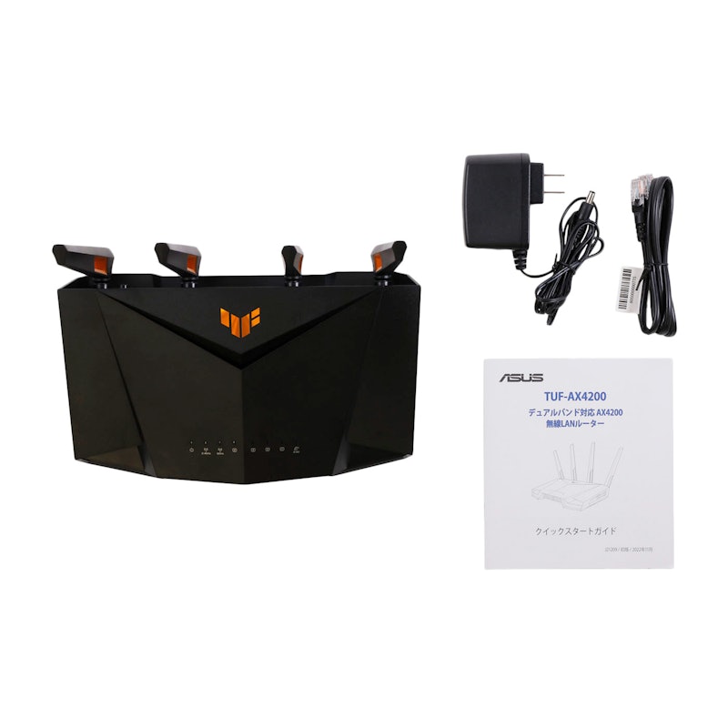 ASUSTEK COMPUTER TUF Gaming デュアルバンドWiFi 6ゲーミングルーター ASUSTEK COMPUTER TUF Gaming デュアルバンドWiFi 6ゲーミングルーター