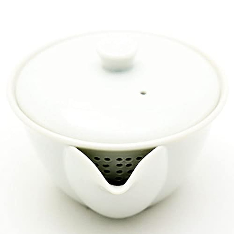 宝瓶 白磁 陶網 美濃焼 茶器 急須 2