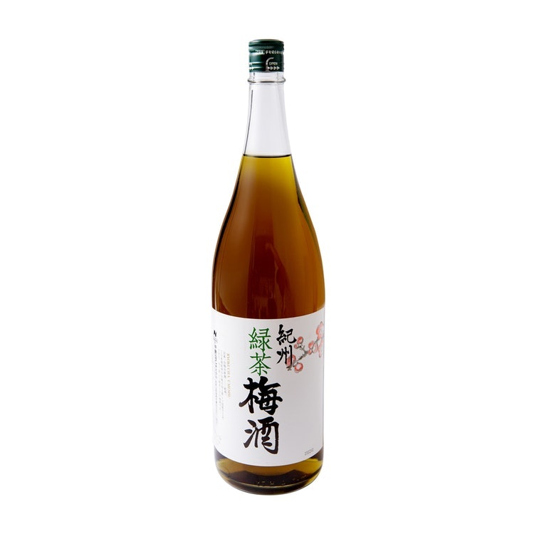 緑茶梅酒 1
