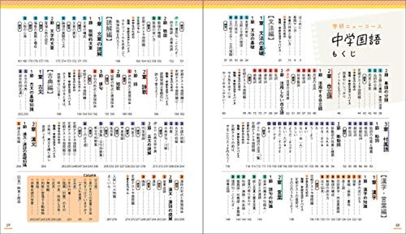 ニューコース参考書 中学国語 8