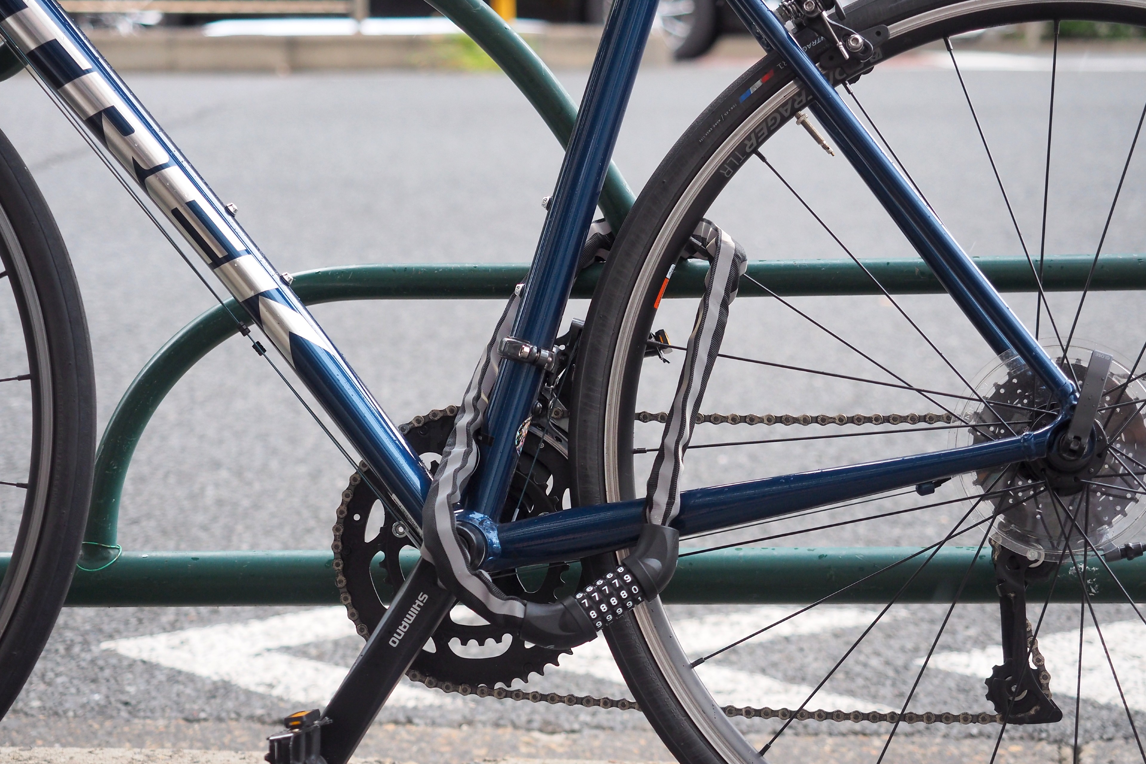自転車鍵チェーンロック 2