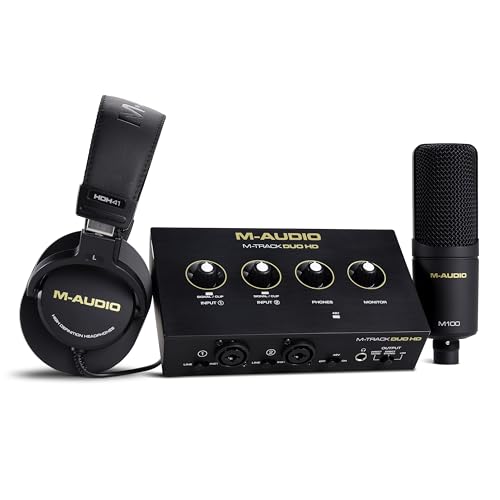 M-Track Duo HD レコーディング スタジオパック 1