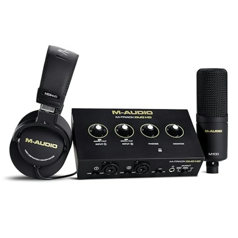 M-Track Duo HD レコーディング スタジオパック 1
