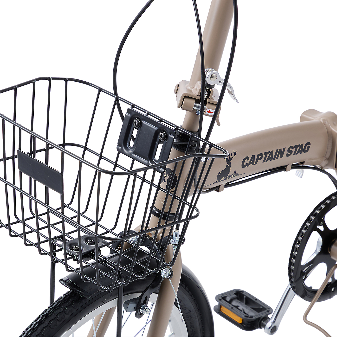 CAPTAIN STAG (折りたたみ自転車 アルミ　シルバー 26インチ、軽い CAPTAIN STAG (折りたたみ自転車 アルミ シルバー 26インチ