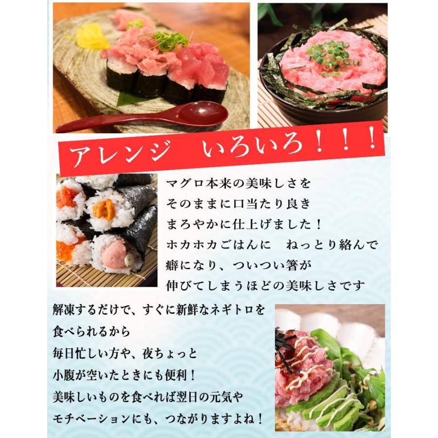 料亭の味 極上ねぎとろ 500g つぶつぶ食感粗挽きタイプ 3