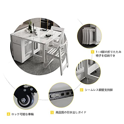 折りたたみダイニングテーブル 6