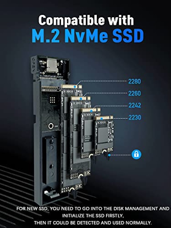 M.2 NVMe SSD 外付けケース 3
