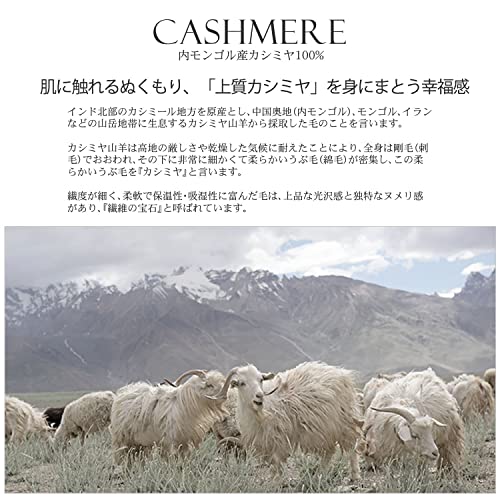 カシミヤ100% 柄ストール 3