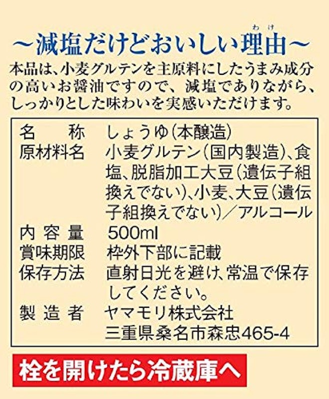 減塩だけどおいしいしょうゆ 4