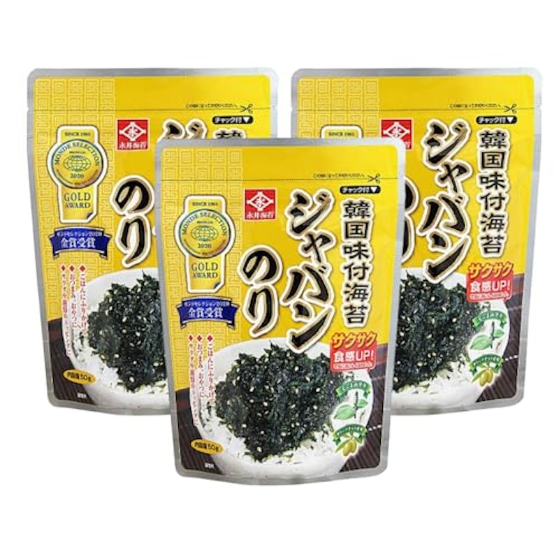 永井韓国味付海苔ジャバンのり 1