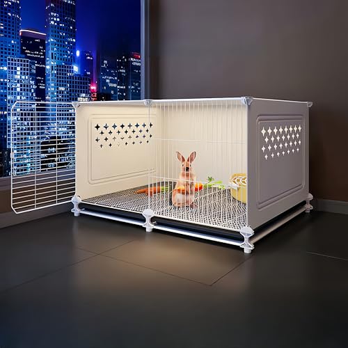 ラパン 掃除のしやすい広々ケージ ノワール〔ペット用品〕 ペティオ