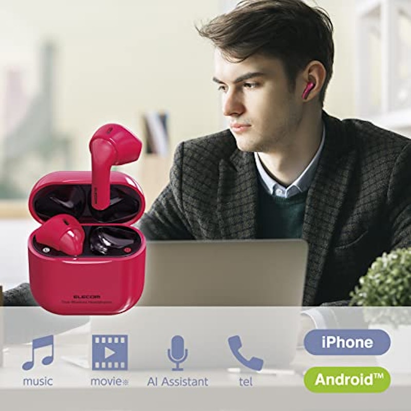 完全ワイヤレスBluetoothヘッドホン 2