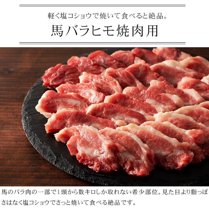 馬バラヒモ焼肉用スライスパック 3