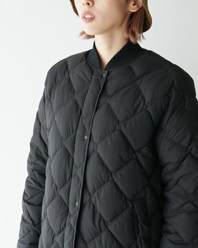 リブカラーキルテッドダウンコート 3